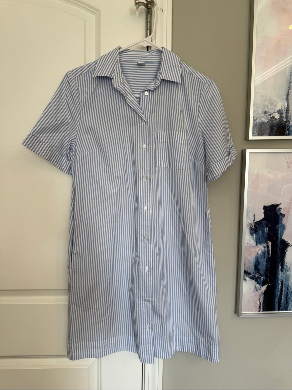 Old Navy Button-Down Mini Shirt Dress